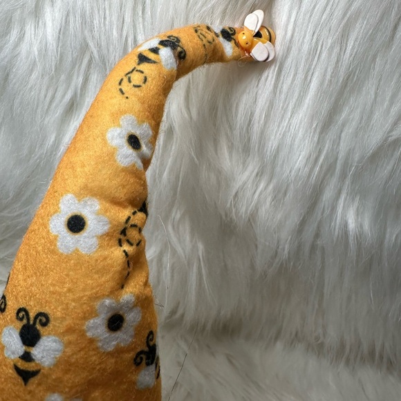 Yellow Bee Gnome Hat for Decor - Picture 3 of 5